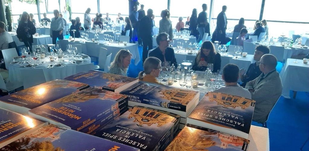 Alapont-Krimis aus Spanien Auslage am GFF Zug
