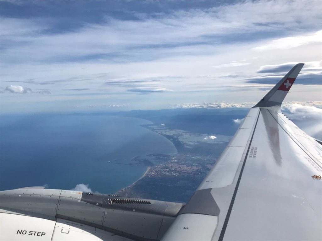 Blick aus dem Flieger Spanienkrimi